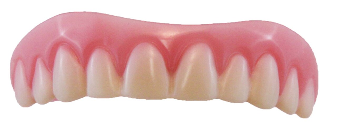 Instant Smile Teeth upper veneer secure cosmetic costume teeth dental - Size Small